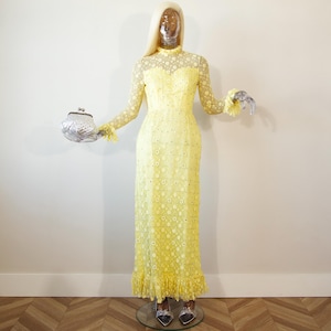 70s Illusion Dress - Etsy