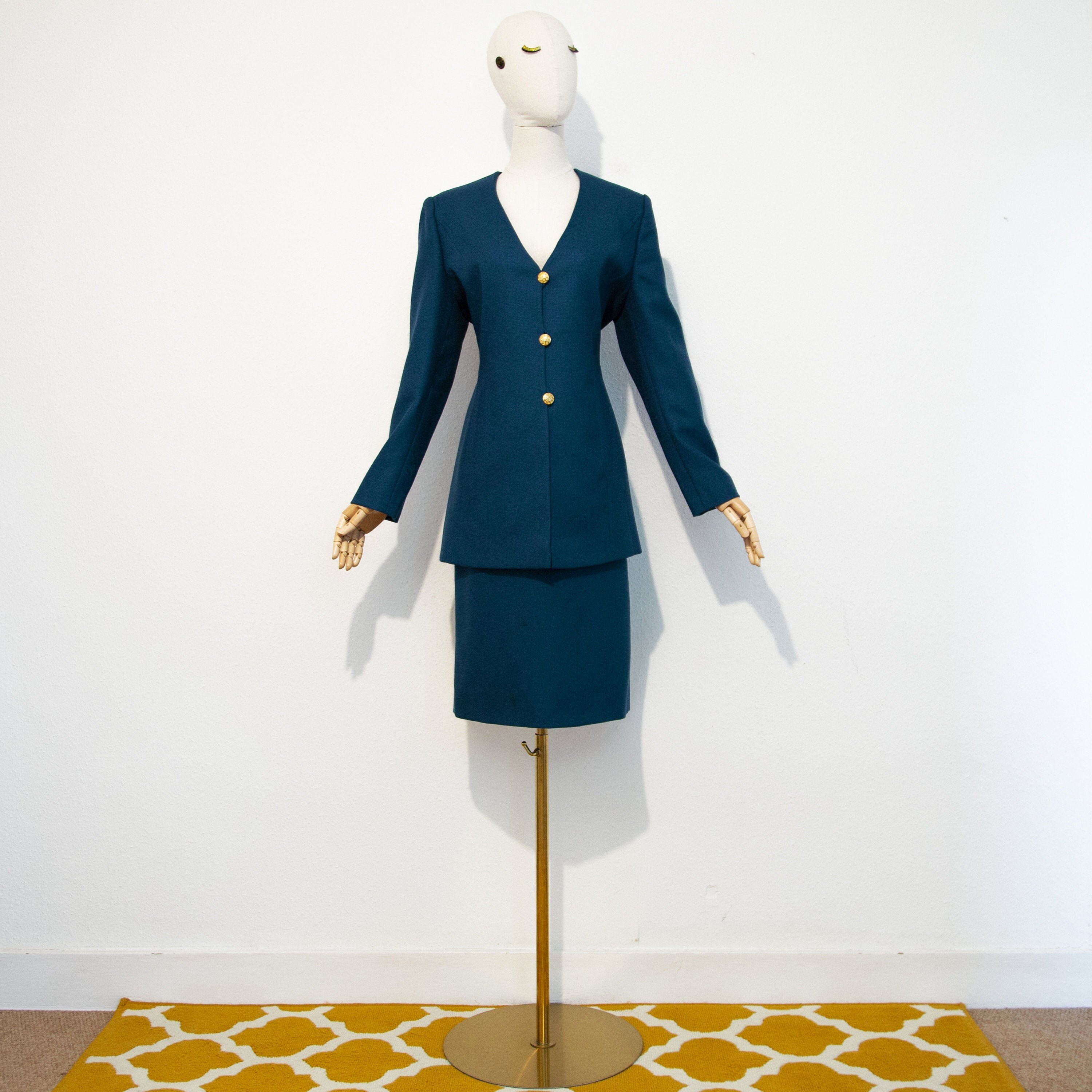 prussian blue blazer