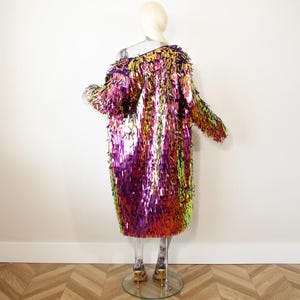 rainbow sequin blazer dress Any Old Iron Men's Rainbow Sequin Jacket