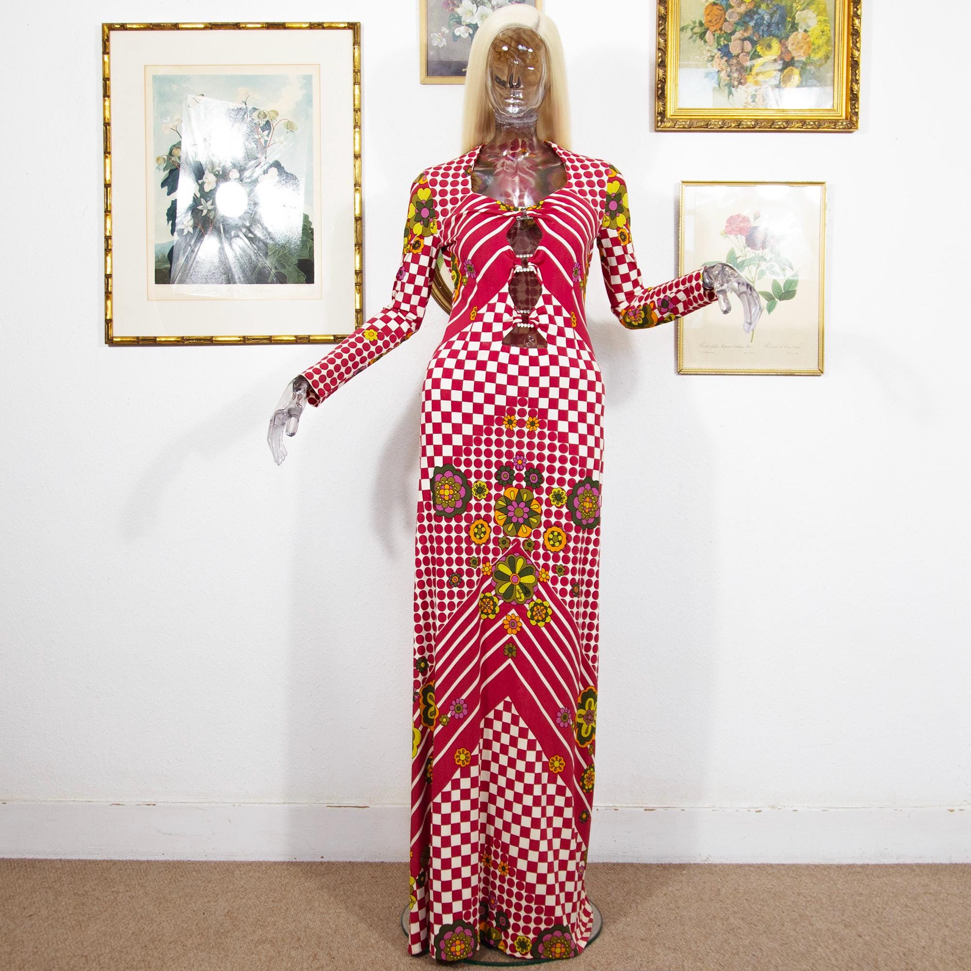 70s Cut Out Dress - Etsy Canada