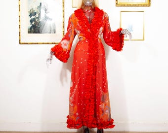 slim fit dress slacks Red Floral Guipure Lace Tiered Maxi Dress - All Dresses main image 1