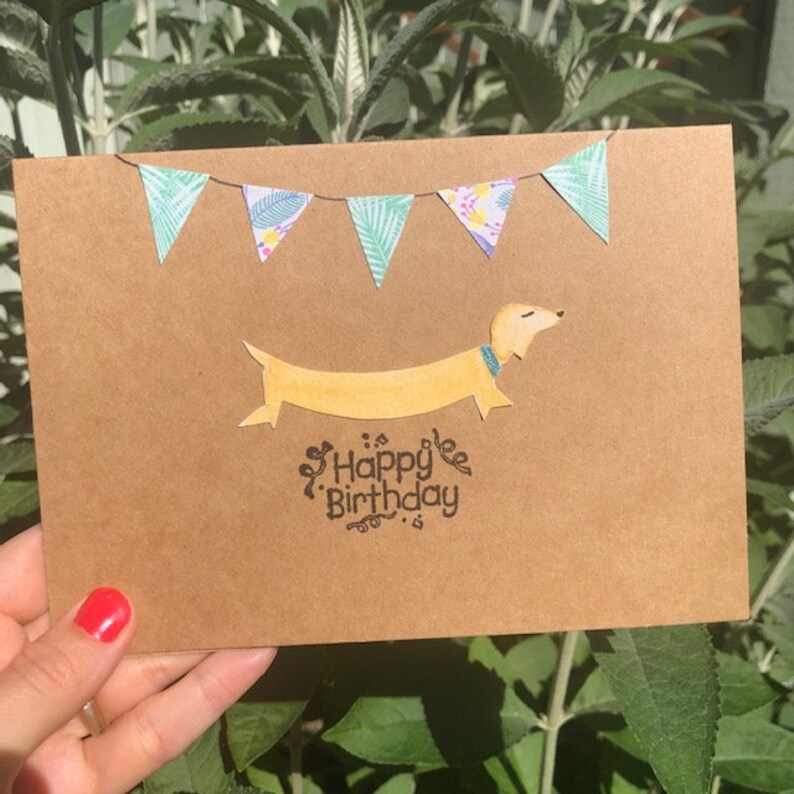 Dog greeting cards Personalised dog birthday card Any dog Etsy