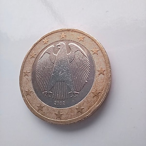 Rare Pièce de 1 Euro 2007 Italie -  Canada