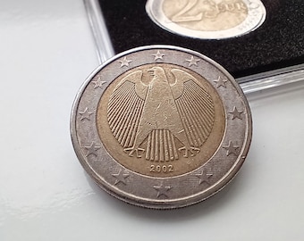 2 euro 2002 Germany F rare coin Bundesrepublik Deutschland some mint errors