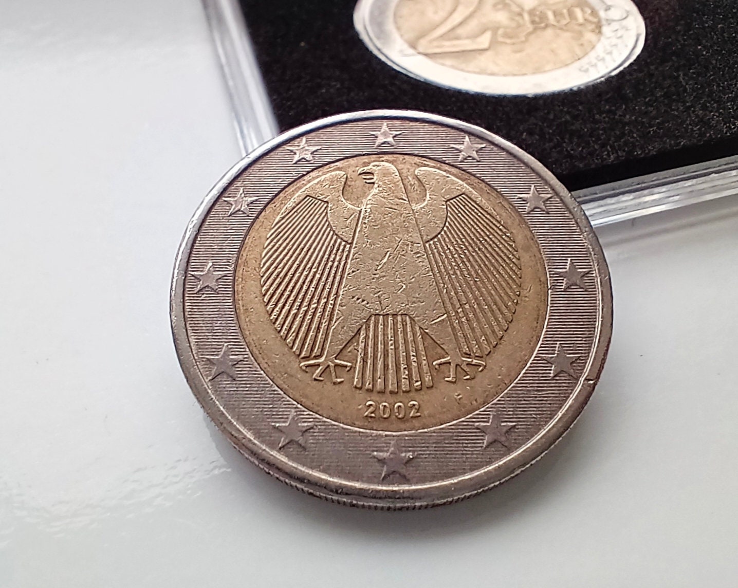 Rare pièce de 1 Euro Allemagne 2002 Aigle fédéral Objet de