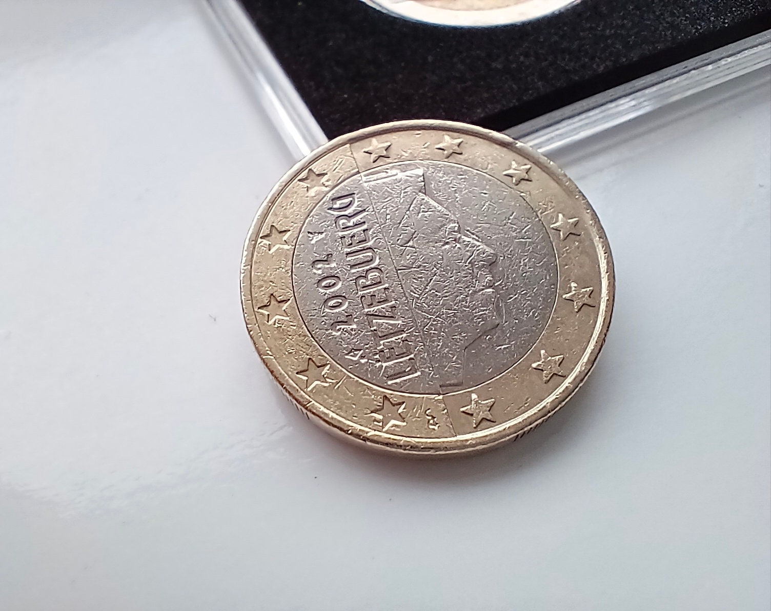 Luxemburg 1 € 2002 fautée PCGS-MS65 FDC
