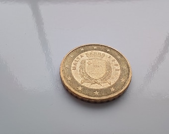 Malta 10 euro cents 2008 with "F" mint house of France, Paris