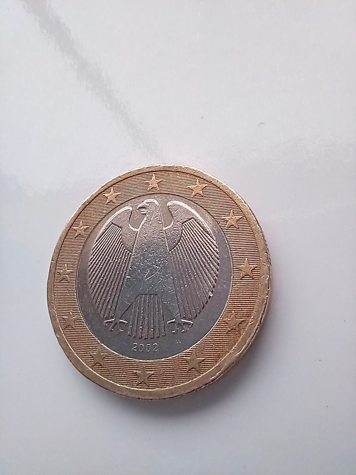 1 Euro 2002 A Germany Rare Coin With Mint Errors Germany Eagle 
