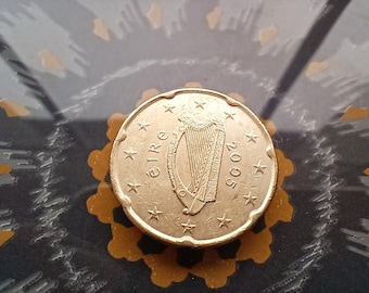 20 euro cent 2005 Ireland Eire Celtic Harp good condition coin