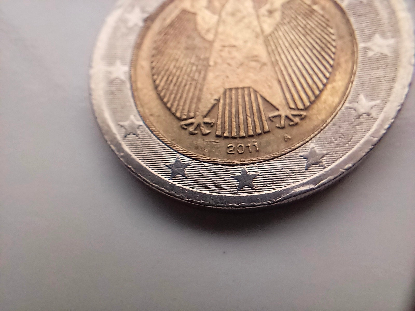 2ユーロ 2011年ドイツ 希少コイン（異なる造幣局のエラーあり） - Etsy