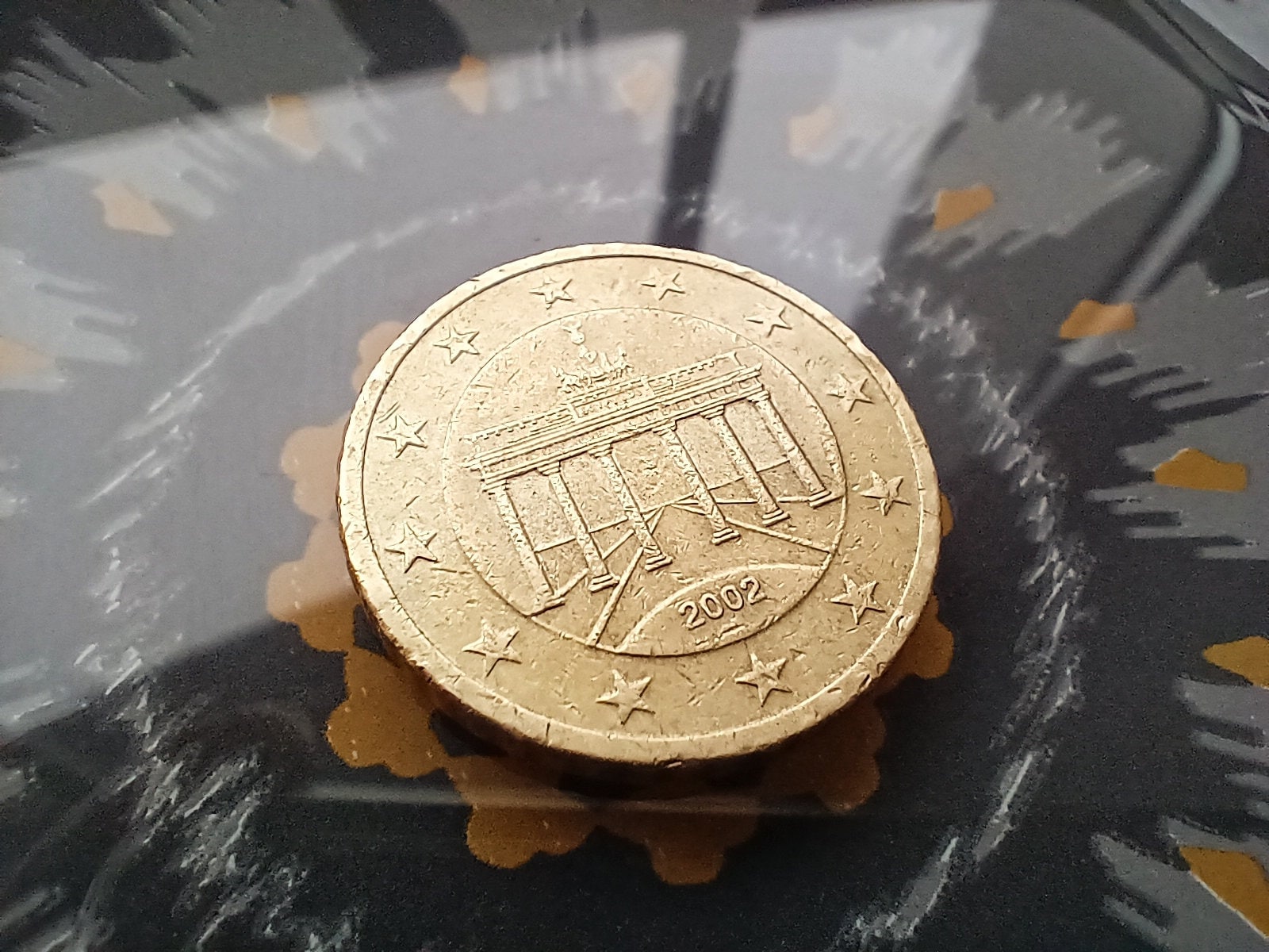 2002 Germany 50 Euro Cent Coin: No Mint Letter Error - Etsy