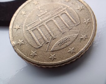 ドイツ 50ユーロセント 2002 エラーコイン：ブランデンブルク門表面
