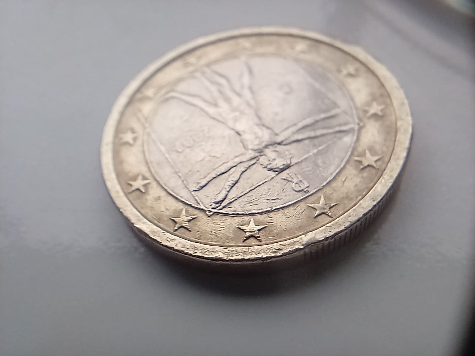 1ユーロ 2002年 イタリア レアコイン ウィトルウィウス的人物