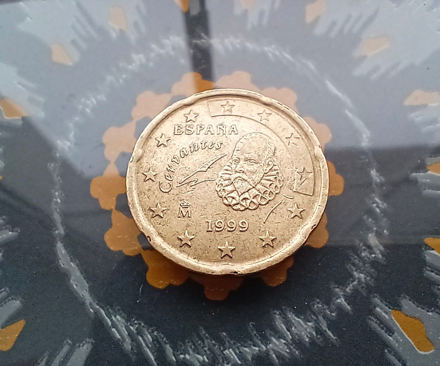 20ユーロセント スペイン 1999年 セルバンテス 希少コイン 小さな