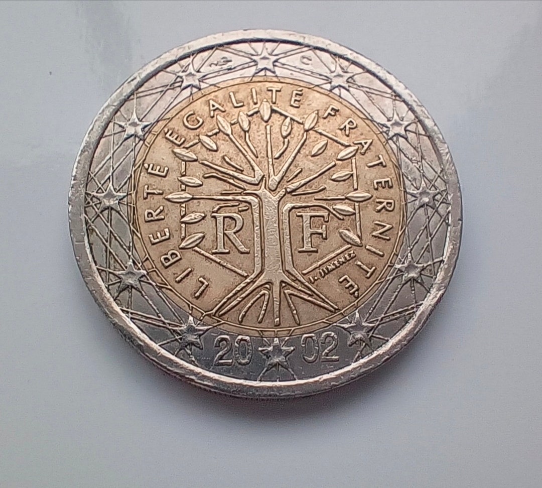 2 Euro Münze Liberte Egalite Fraternite 2002