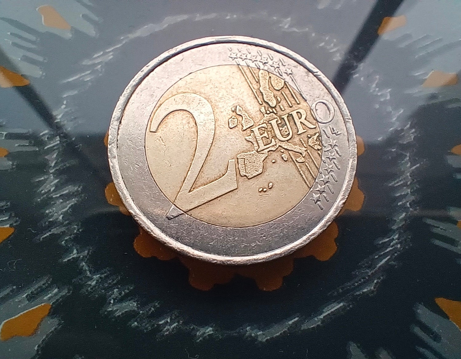 2 Euro Münze Liberte Egalite Fraternite 2002 2 Euro 2002 France Coin Mint Errors Liberte Egalite Fraternite Tree
