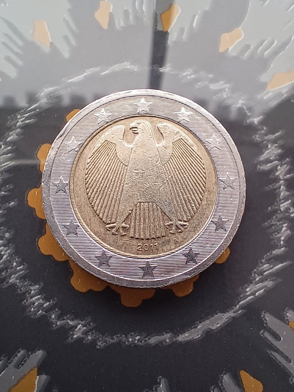 2ユーロ 2011年ドイツ 希少コイン（異なる造幣局のエラーあり） - Etsy