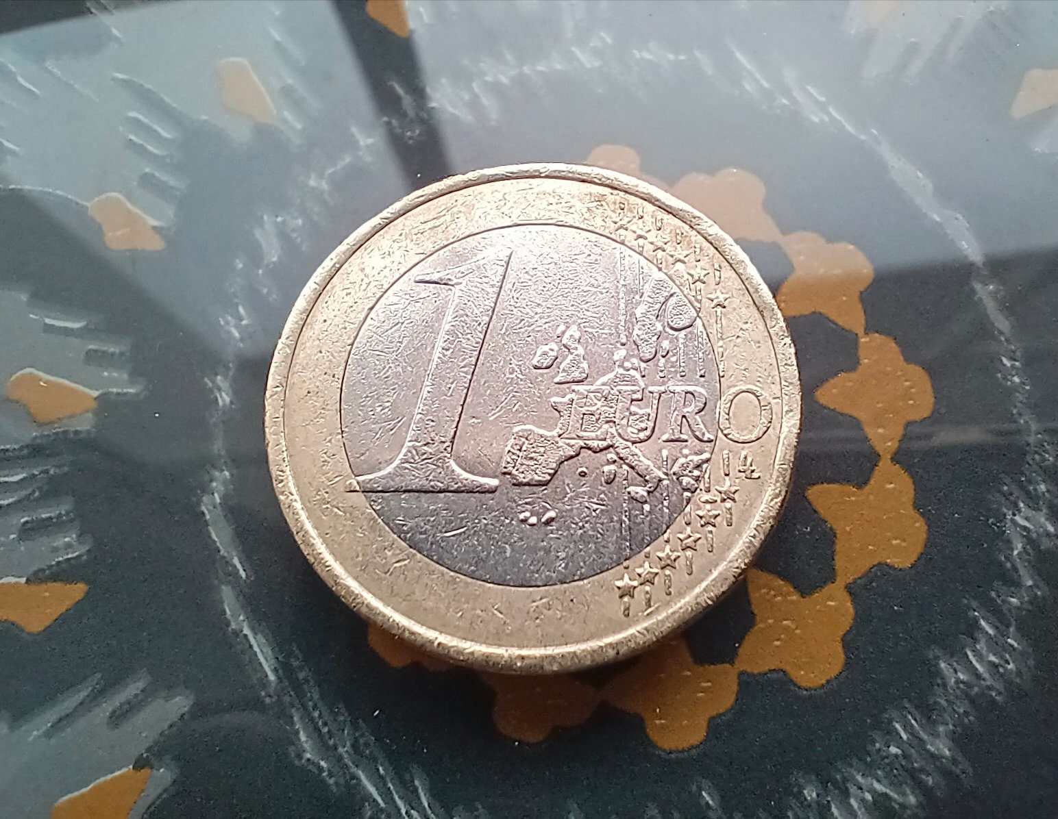 1 euro 2000 Francia moneda rara acuñación errónea Liberte Egalite