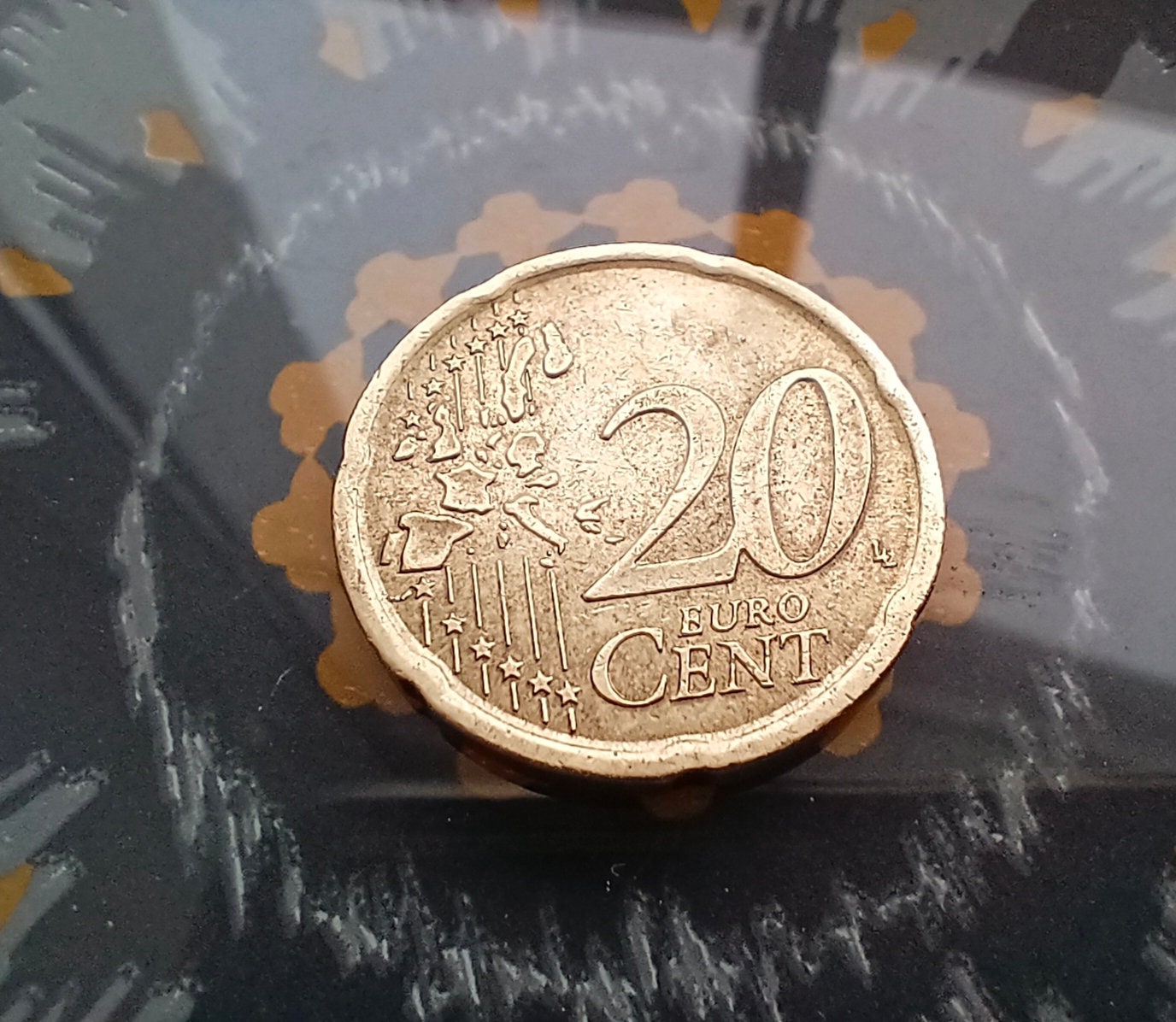 20ユーロセント スペイン 1999年 セルバンテス 希少コイン 小さな