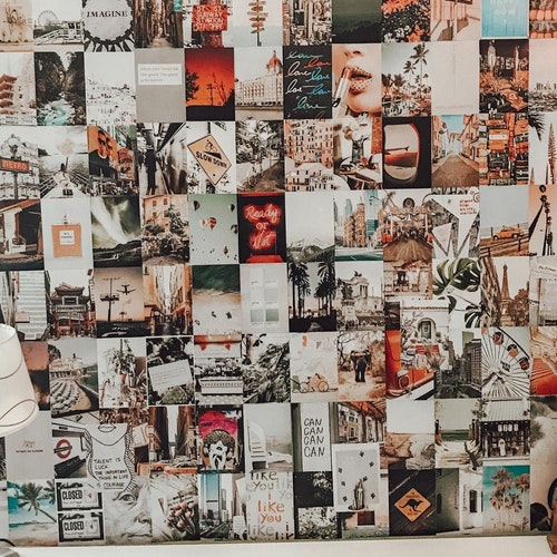 50/100 Prints Retro Summer Collage Kit Travel | Etsy