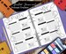 Printable Podcasts Tracker Pages for Bullet Journals – Fits A5 and Half US Letter 