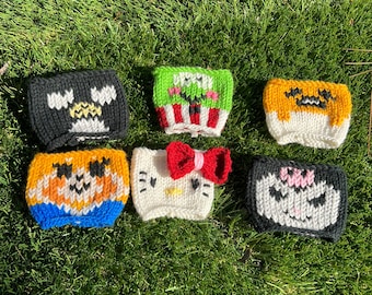 Friendly Kitty and Friends Coffee Cozies