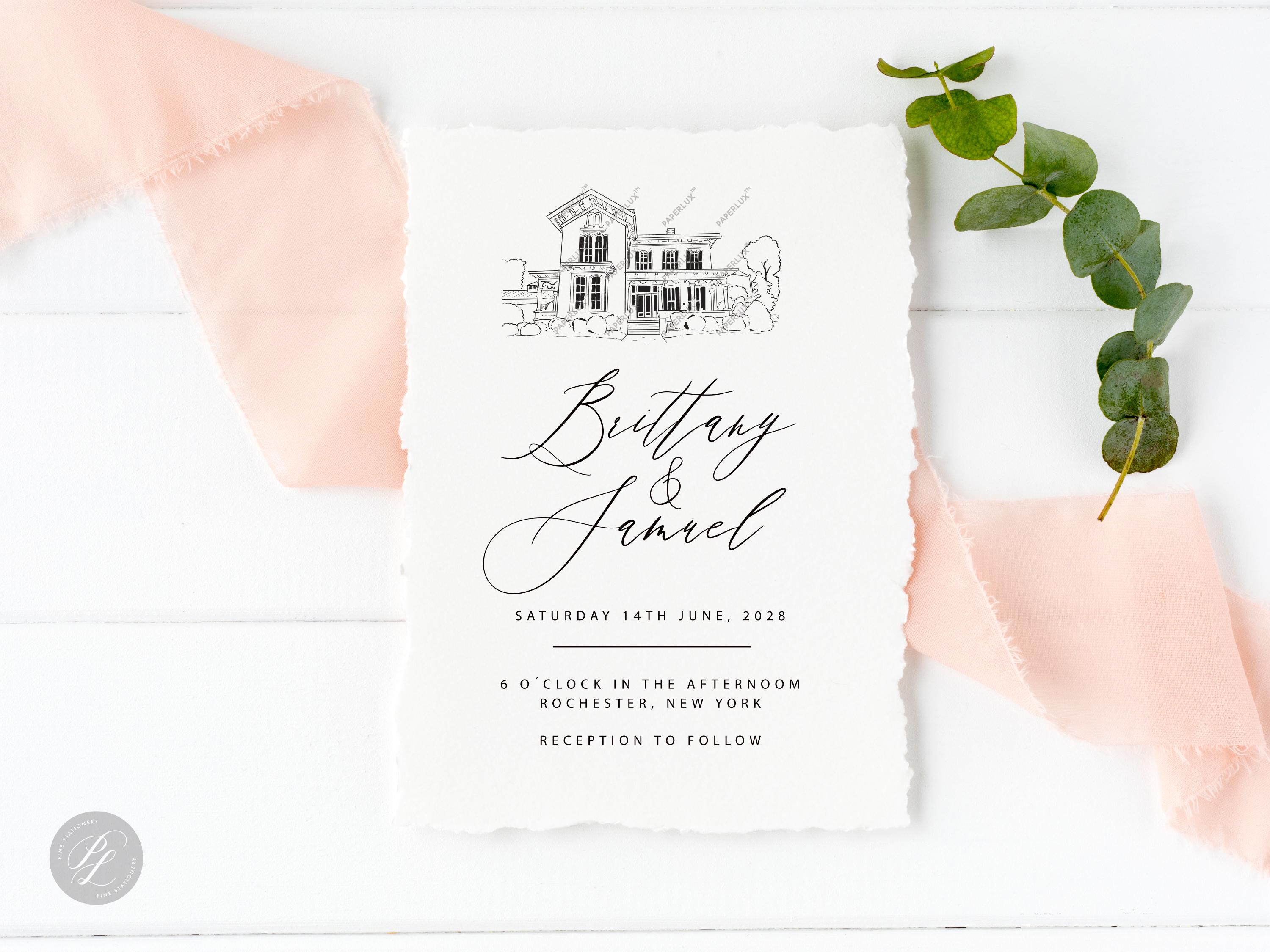Merrimon-wynne House Wedding Venue Illustration – Raleigh NC Clip