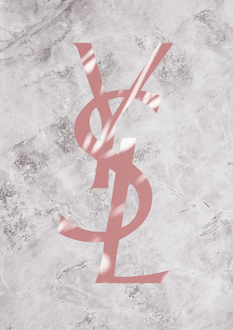 YSL Saint Laurent Print Home Decor Wall Art Photo Print Etsy