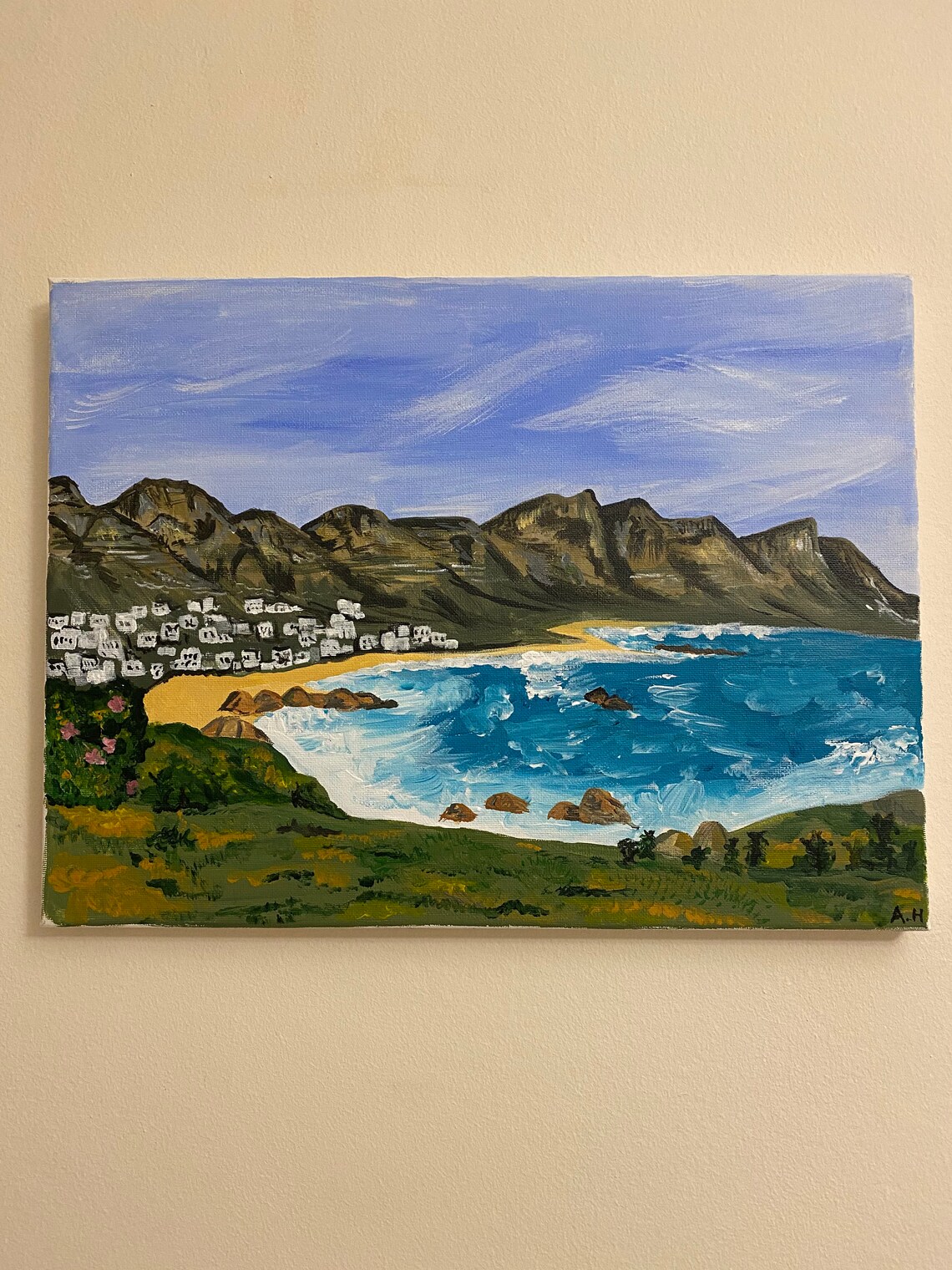 Acrylic on canvas Camps bay Cape Town Etsy