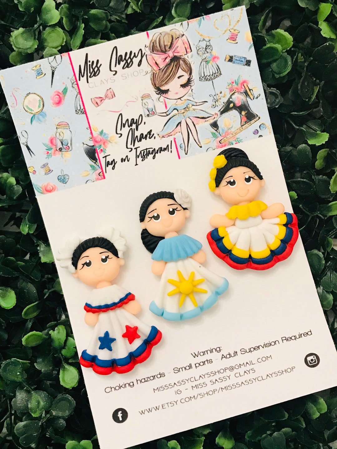 Hispanic Heritage Dolls Girls Argentina Colombia Dominican Republic ...