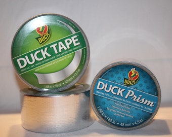 duct tape new pattern solid duck scotchs character lot set 3 silver