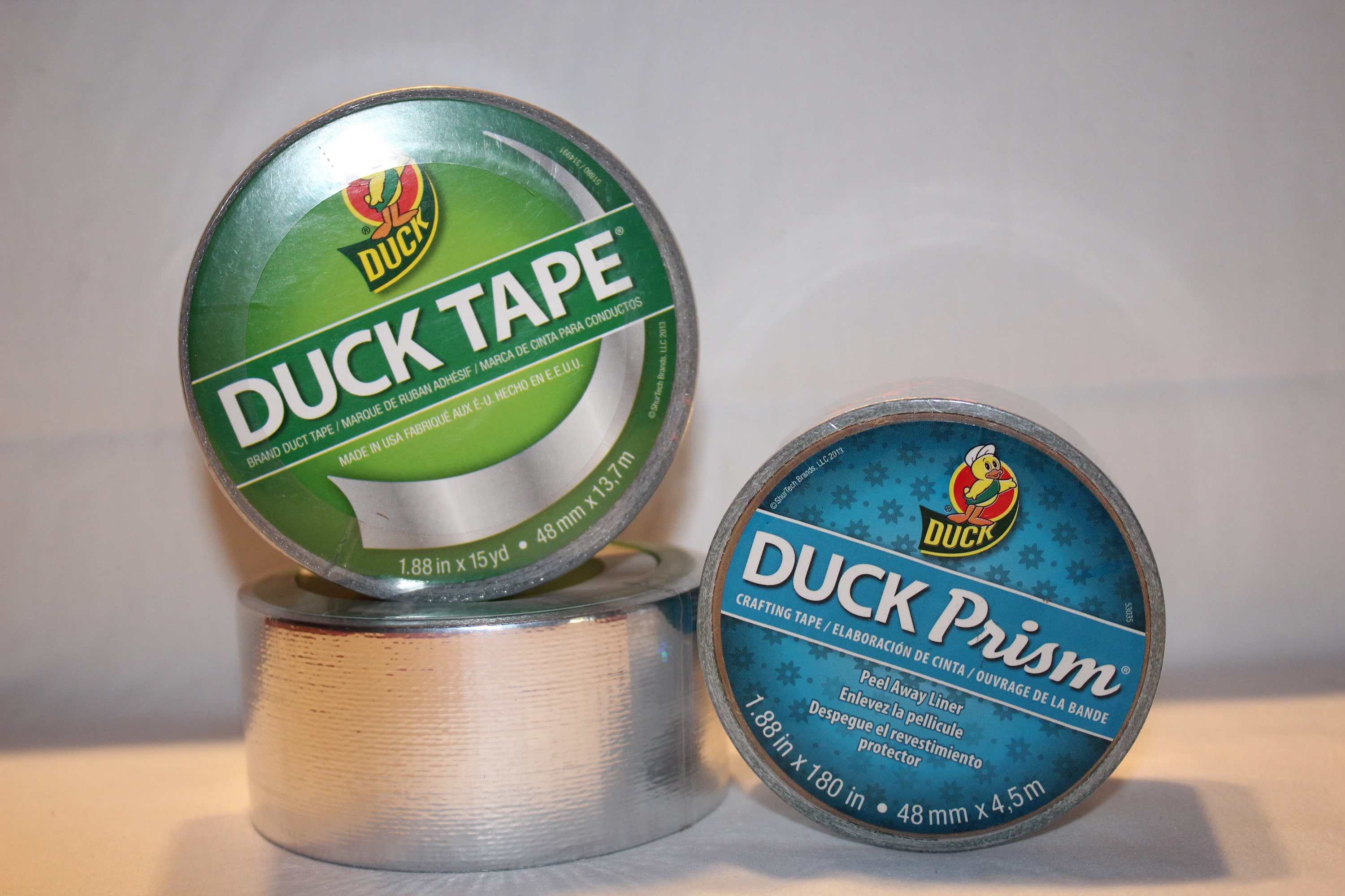 Transparent Duct Tape 1.88 Inches by 20 Yards, Clear, Strong