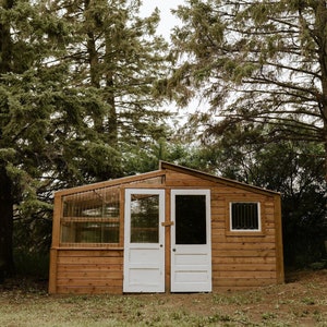 Rose - 10' x 15' DIY Shed Greenhouse Combo Building Guide