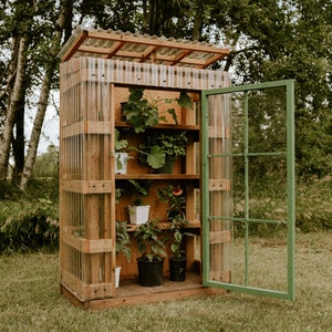 Sweet Pea - 2' x 4' DIY Mini Lean-to Style Greenhouse Building Guide