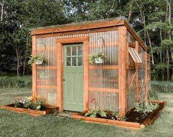 Petunia - 7' x 10' DIY Lean-To Greenhouse Building Guide