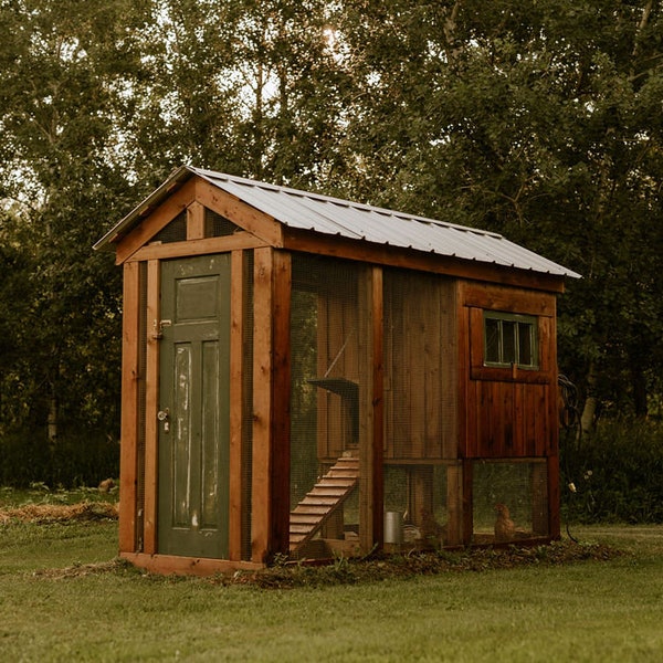 Marigold - 4' x 10' DIY Chicken Coop Building Guide