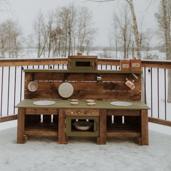 Willow - Double Sink Kids Mud Kitchen DIY Building Guide