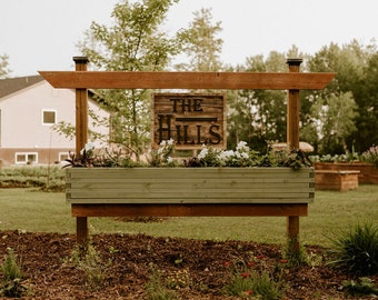 Ivy - Driveway Planter Yard Sign Building Guide