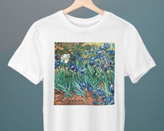 アイリス、フィンセント・ファン・ゴッホの絵画、ユニセックスTシャツ