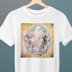 God Blessing, William Blake Painting, Unisex T-Shirt, Art T-Shirt, Religious, Gift for Her, Gift for Him, Art Lover Gift