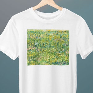 Patch of grass, Vincent van Gogh, Unisex T-Shirt, Art T-Shirt, Gift for Her, Gift for Him, Art Lover Gift
