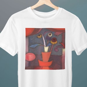 Herbstblume II, Paul Klee Malerei, Kunst T-Shirt, Unisex T-Shirt, Surrealismus, Geschenk für sie, Geschenk für ihn
