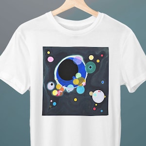Several Circles, Wassily Kandinsky Painting, Unisex T-Shirt, Art T-Shirt, Abstract, Geometric, Gift for Her, Gift for Him, Art Lover Gift