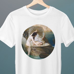 A Water Baby, Herbert James Draper Painting, Unisex T-Shirt, Art T-Shirt, Gift for Her, Gift for Him, Art Lover Gift