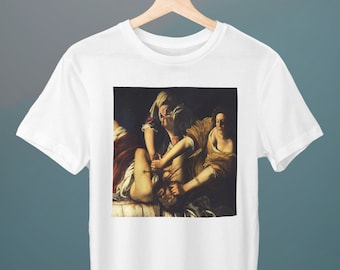 Judith Slaying Holofernes, Artemisia Gentileschi Painting, Unisex T-Shirt, Art T-Shirt, Gift for Her, Gift for Him, Art Lover Gift