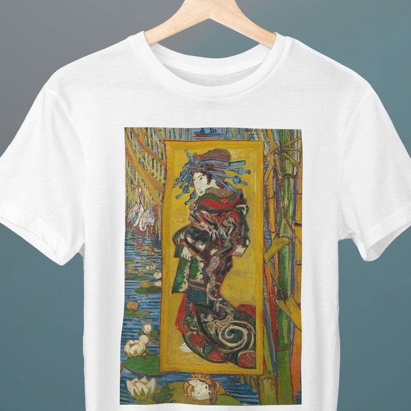 Courtesan, after Eisen, Vincent van Gogh, Unisex T-Shirt, Art T-Shirt, Gift for Her, Gift for Him, Art Lover Gift