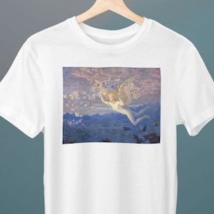 Wings of the Morning, Edward Robert Hughes Painting, Unisex T-Shirt, Art Tee, Gift for Her, Gift for Him, Art Lover Gift