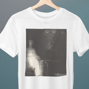 Below I Saw The Vaporous Contours of a Human Form, Odilon Redon, Unisex T-Shirt, Halloween T-Shirt, Art T-Shirt, Gothic, Spooky T-Shirt