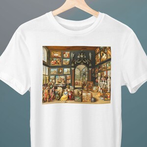 Apelles painting Campaspe, Willem van Haecht, Unisex T-Shirt, Art T-Shirt, Fine Art T-Shirt, Gift for Her, Gift for Him, Art Lover Gift