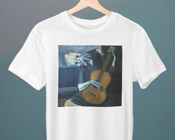 The Old Guitarist By Pablo Picasso Man's T-Shirt Tee